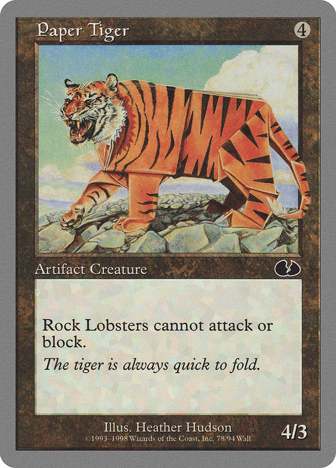 Paper Tiger [Unglued] - Magic: The Gathering - Card Brawlers | Quebec | Canada |
