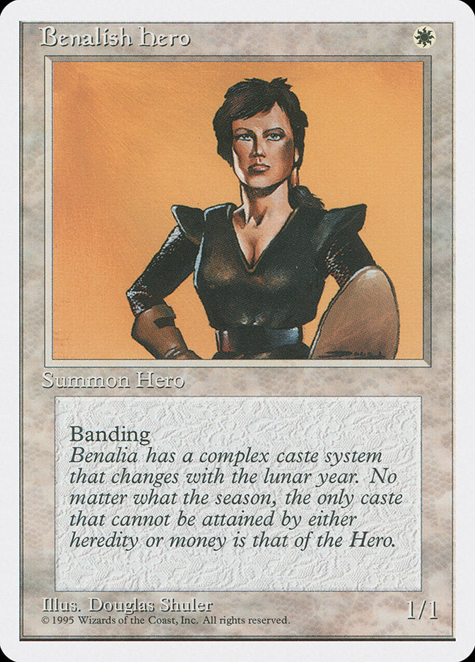 Benalish Hero [Fourth Edition] - Magic: The Gathering - Card Brawlers | Quebec | Canada |