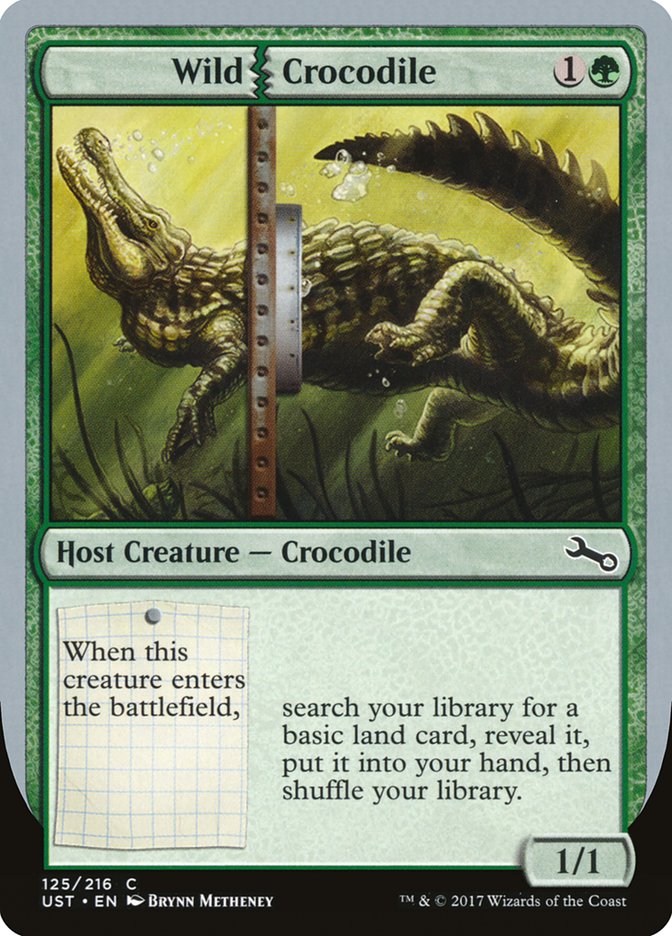 Wild Crocodile [Unstable] - Magic: The Gathering - Card Brawlers | Quebec | Canada |