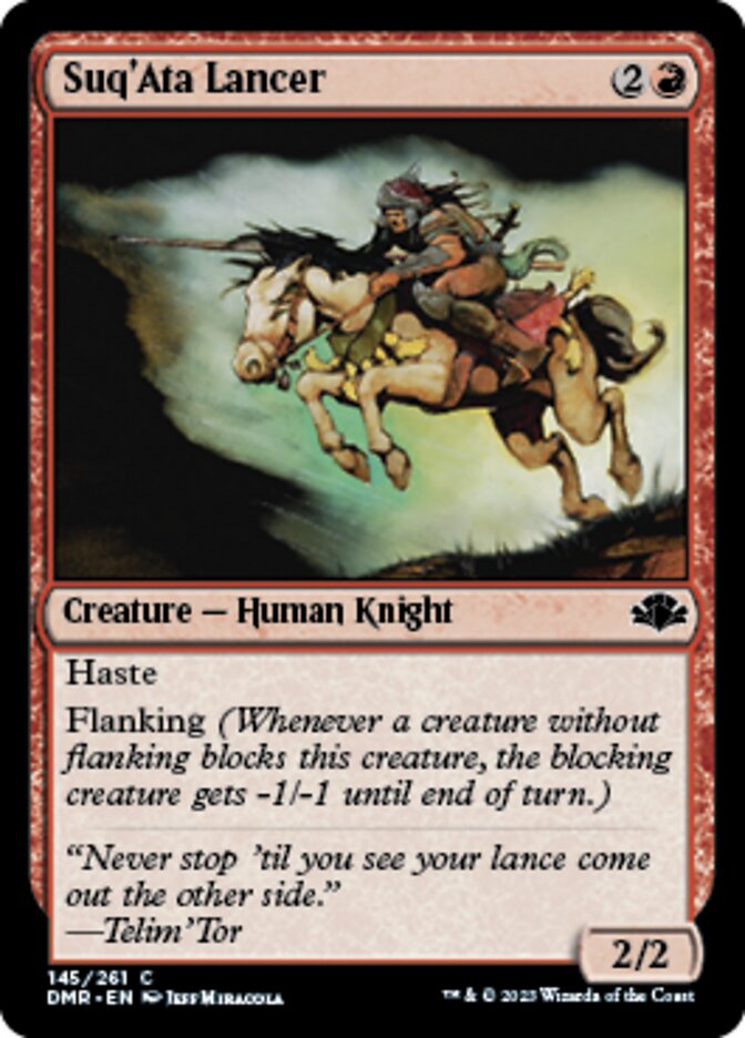 Suq'Ata Lancer [Dominaria Remastered] - Magic: The Gathering - Card Brawlers | Quebec | Canada |
