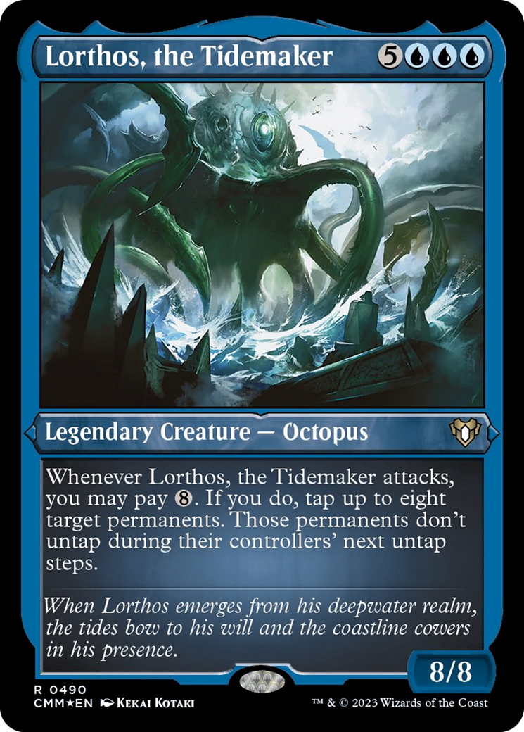 Lorthos, the Tidemaker (Foil Etched) [Commander Masters] - Magic: The Gathering - Card Brawlers | Quebec | Canada |