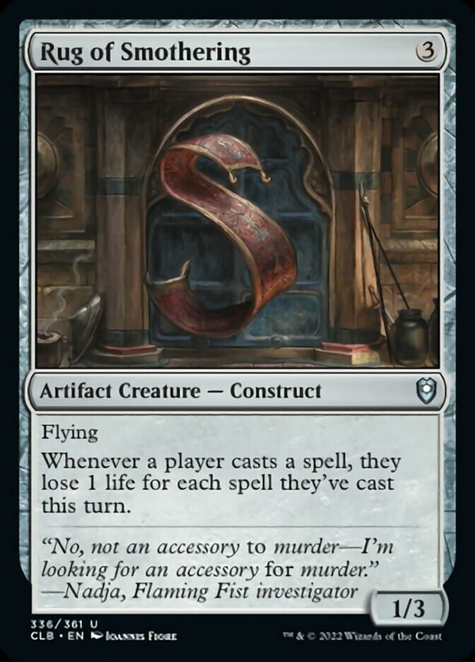 Rug of Smothering [Commander Legends: Battle for Baldur's Gate] - Magic: The Gathering - Card Brawlers | Quebec | Canada |