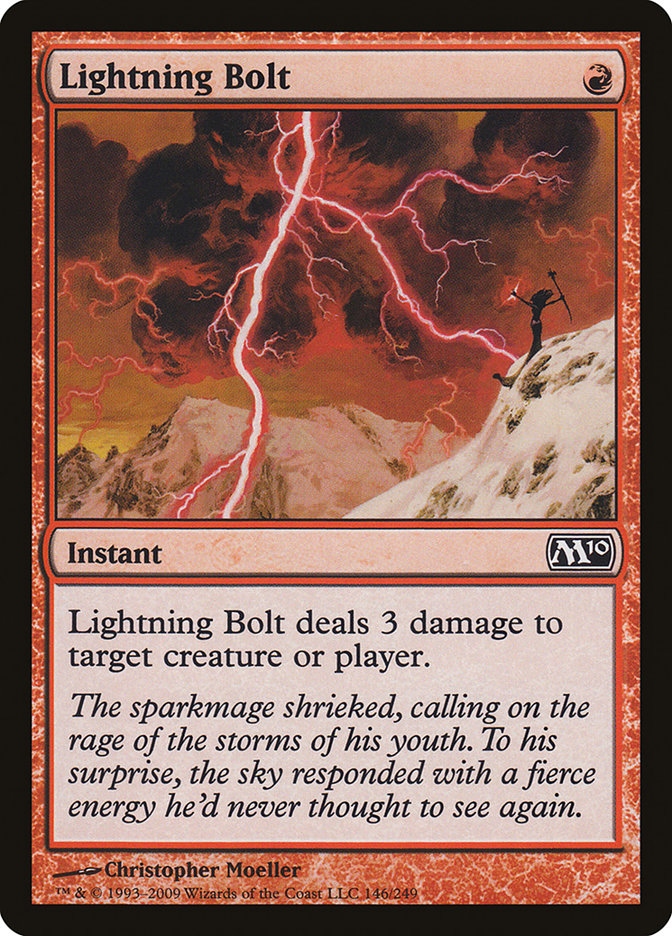 Lightning Bolt [Magic 2010] - Magic: The Gathering - Card Brawlers | Quebec | Canada |