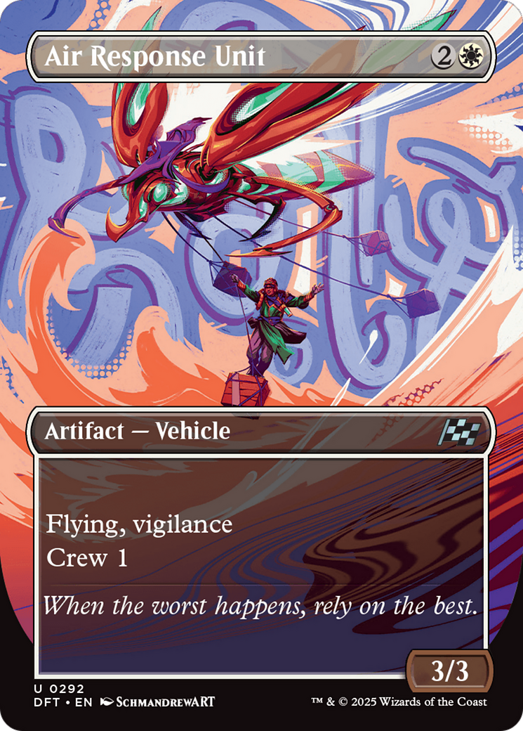 Air Response Unit (Borderless) [Aetherdrift] - Magic: The Gathering - Card Brawlers | Quebec | Canada |