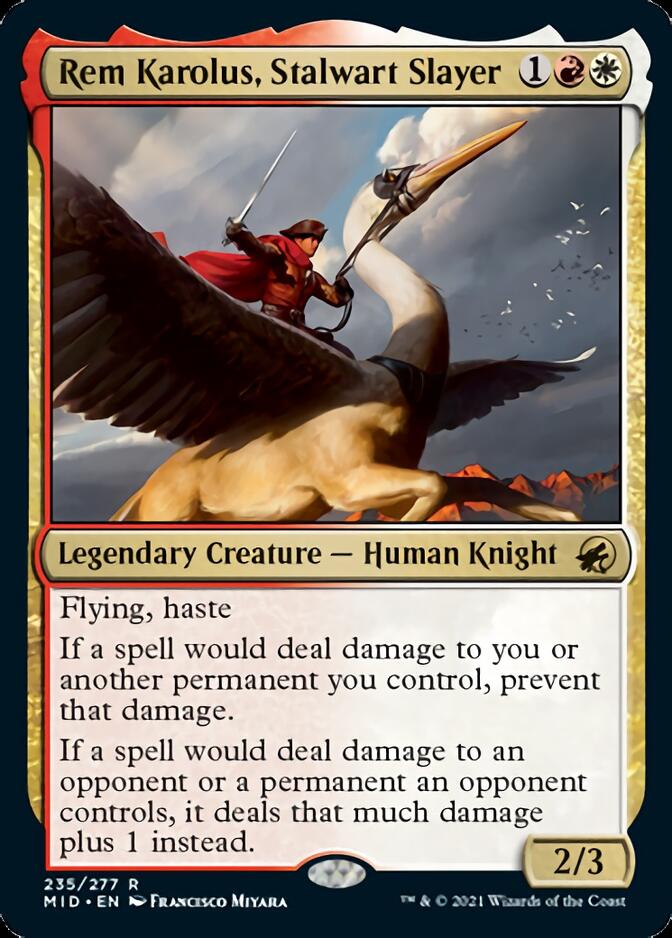 Rem Karolus, Stalwart Slayer [Innistrad: Midnight Hunt] - Magic: The Gathering - Card Brawlers | Quebec | Canada |