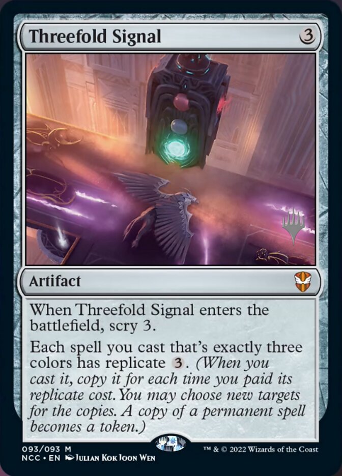 Threefold Signal (Promo Pack) [Streets of New Capenna Commander Promos] - Magic: The Gathering - Card Brawlers | Quebec | Canada |
