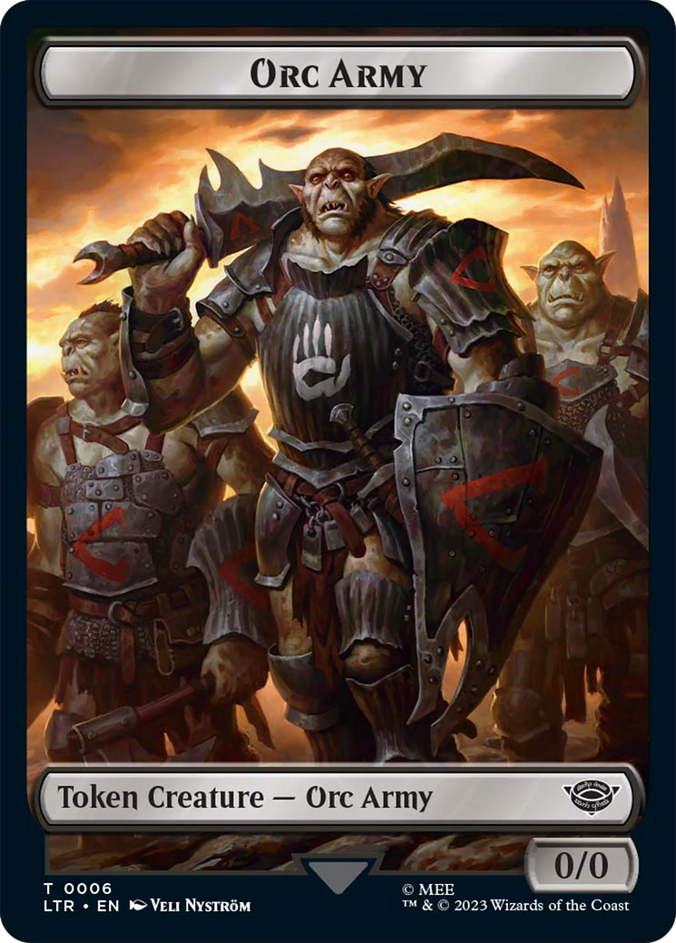 Food (11) // Orc Army (06) Double-Sided Token [The Lord of the Rings: Tales of Middle-Earth Tokens] - Magic: The Gathering - Card Brawlers | Quebec | Canada |