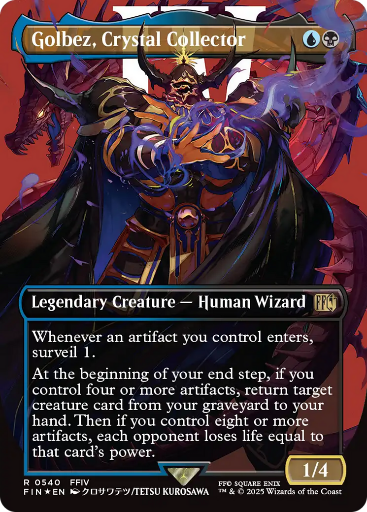 Golbez, Crystal Collector (Borderless) (Surge Foil) [FINAL FANTASY] - Magic: The Gathering - Card Brawlers | Quebec | Canada |