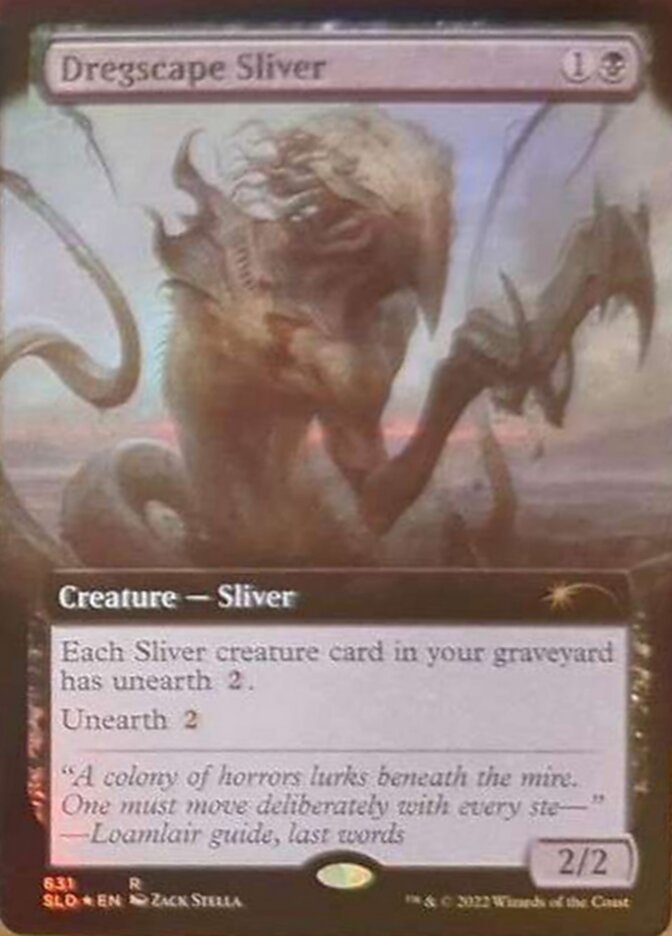 Dregscape Sliver (Extended Art) [Secret Lair Drop Promos] - Magic: The Gathering - Card Brawlers | Quebec | Canada |