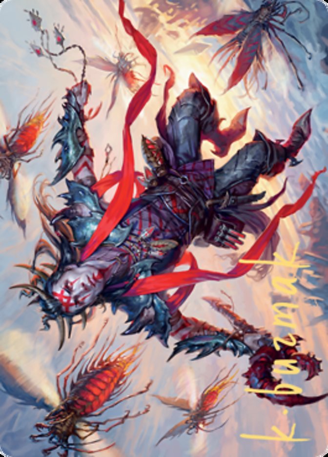 Scion of the Swarm Art Card (Gold-Stamped Signature) [Zendikar Rising Art Series] - Magic: The Gathering - Card Brawlers | Quebec | Canada |
