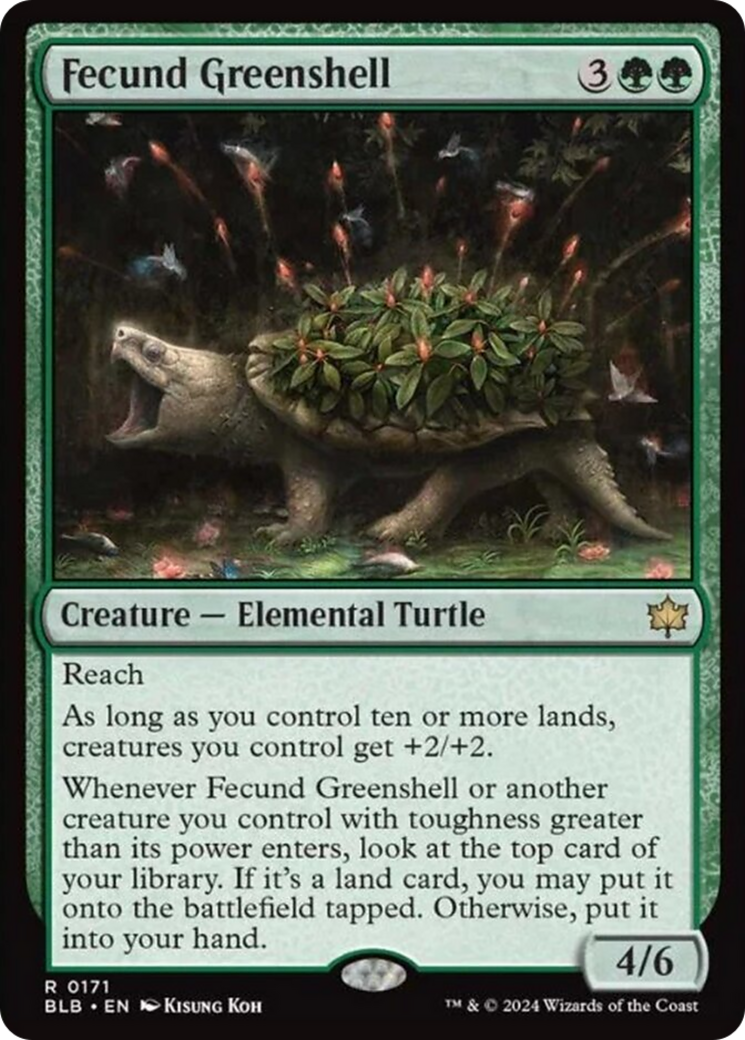 Fecund Greenshell [Bloomburrow] - Magic: The Gathering - Card Brawlers | Quebec | Canada |