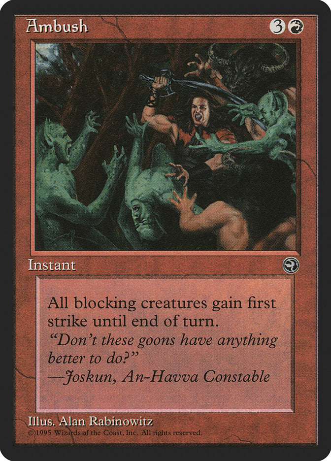 Ambush [Homelands] - Magic: The Gathering - Card Brawlers | Quebec | Canada |