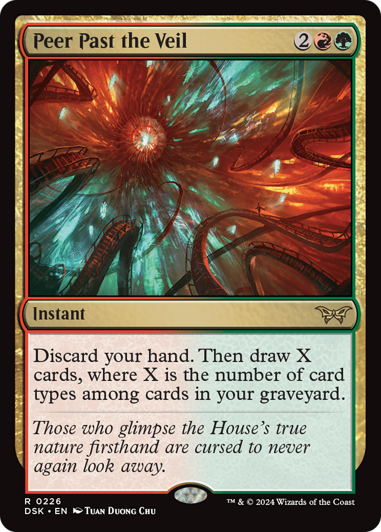 Peer Past the Veil [Duskmourn: House of Horror] - Magic: The Gathering - Card Brawlers | Quebec | Canada |