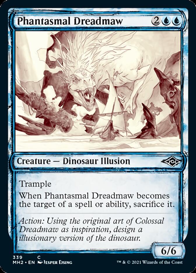Phantasmal Dreadmaw (Sketch) [Modern Horizons 2] - Magic: The Gathering - Card Brawlers | Quebec | Canada |