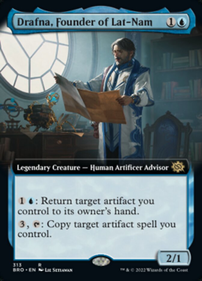 Drafna, Founder of Lat-Nam (Extended Art) [The Brothers' War] - Magic: The Gathering - Card Brawlers | Quebec | Canada |