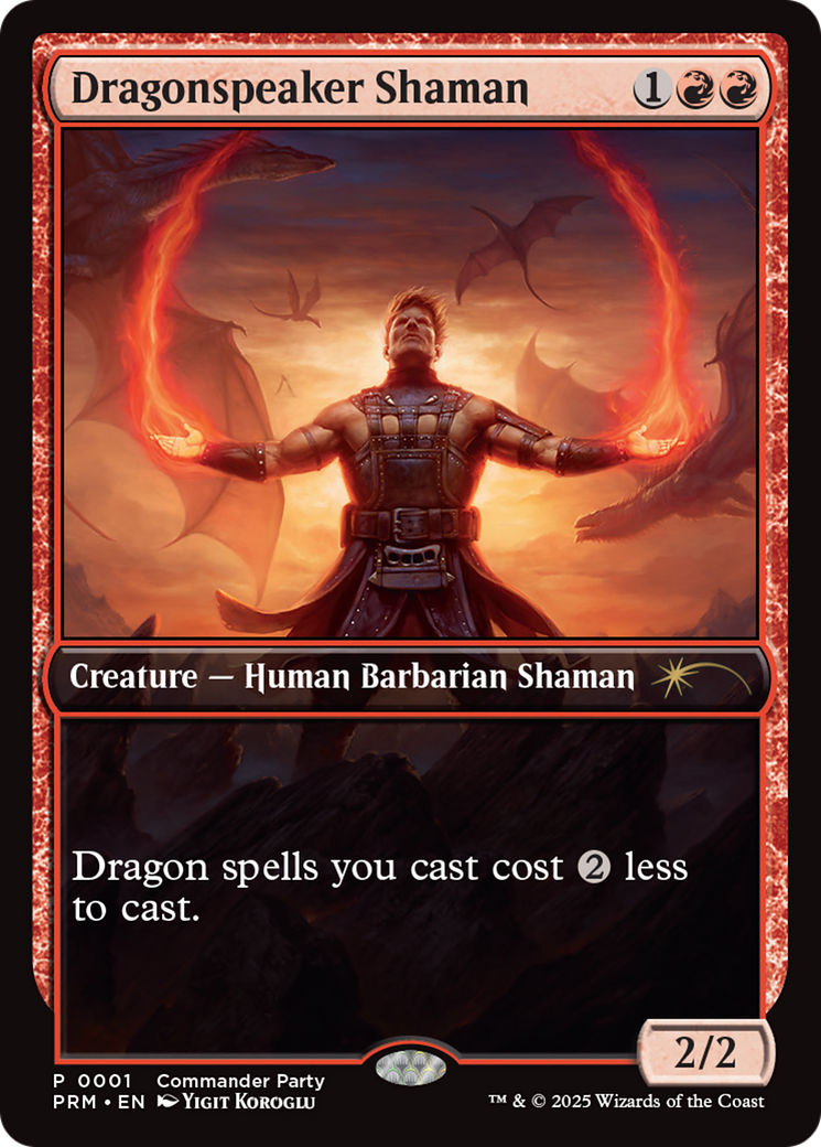 Dragonspeaker Shaman [Wizards Play Network 2025] - Magic: The Gathering - Card Brawlers | Quebec | Canada |
