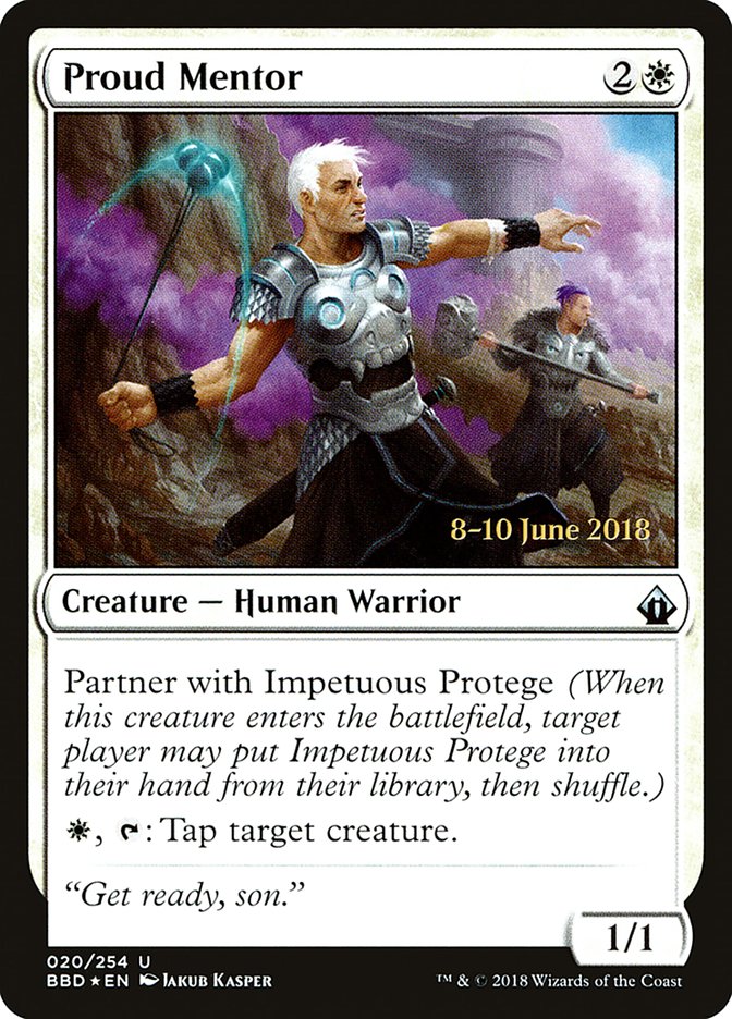 Proud Mentor [Battlebond Prerelease Promos] - Magic: The Gathering - Card Brawlers | Quebec | Canada |