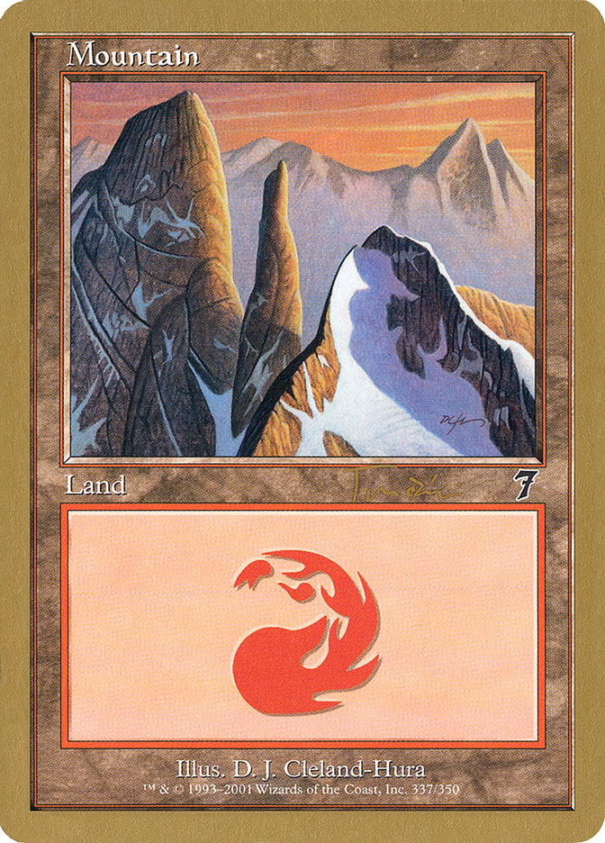 Mountain (jt337) (Jan Tomcani) [World Championship Decks 2001] - Magic: The Gathering - Card Brawlers | Quebec | Canada |