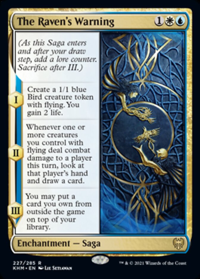 The Raven's Warning [Kaldheim] - Magic: The Gathering - Card Brawlers | Quebec | Canada |