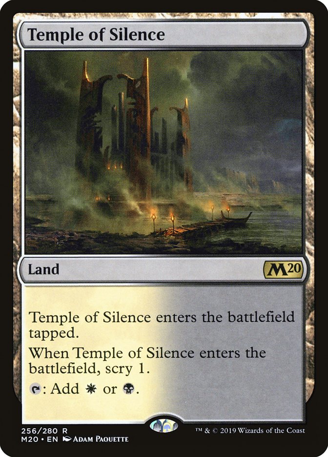 Temple of Silence [Core Set 2020] - Magic: The Gathering - Card Brawlers | Quebec | Canada |