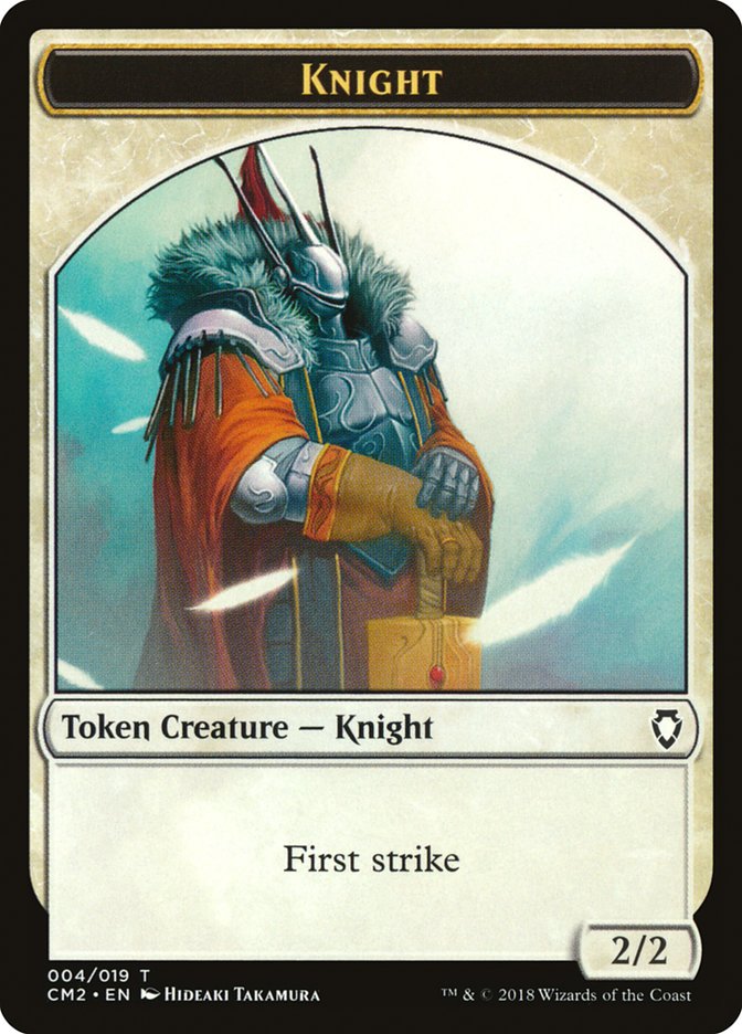 Knight Token [Commander Anthology Volume II Tokens] - Magic: The Gathering - Card Brawlers | Quebec | Canada |