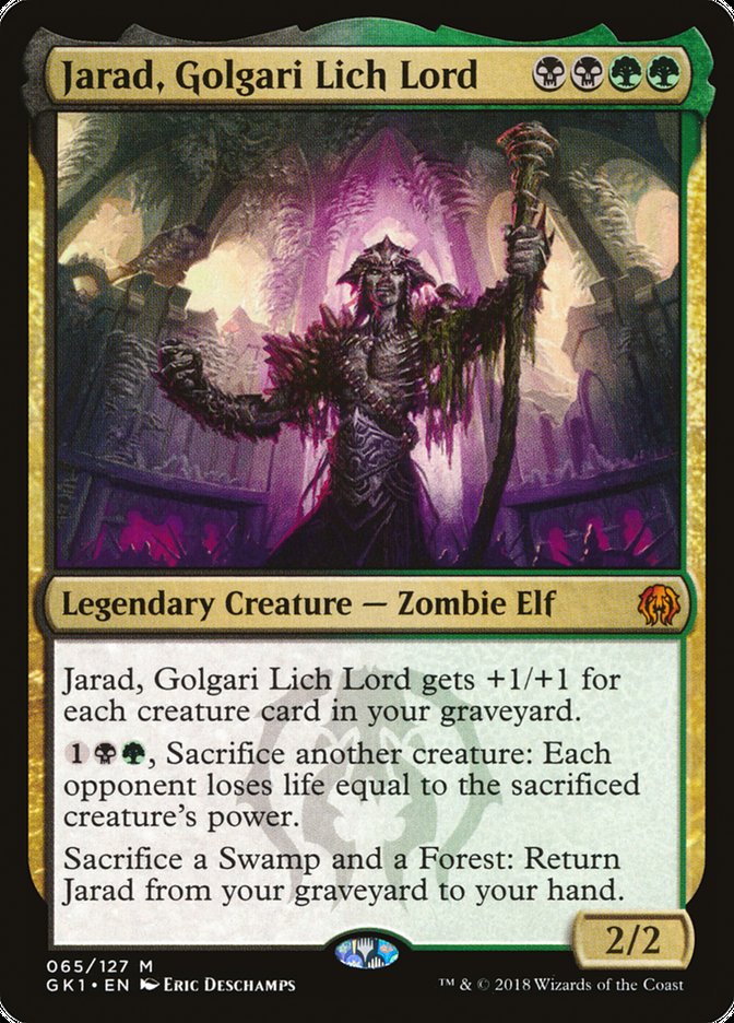 Jarad, Golgari Lich Lord [Guilds of Ravnica Guild Kit] - Magic: The Gathering - Card Brawlers | Quebec | Canada |