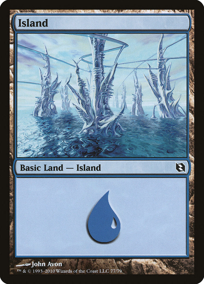 Island (77) [Duel Decks: Elspeth vs. Tezzeret] - Magic: The Gathering - Card Brawlers | Quebec | Canada |
