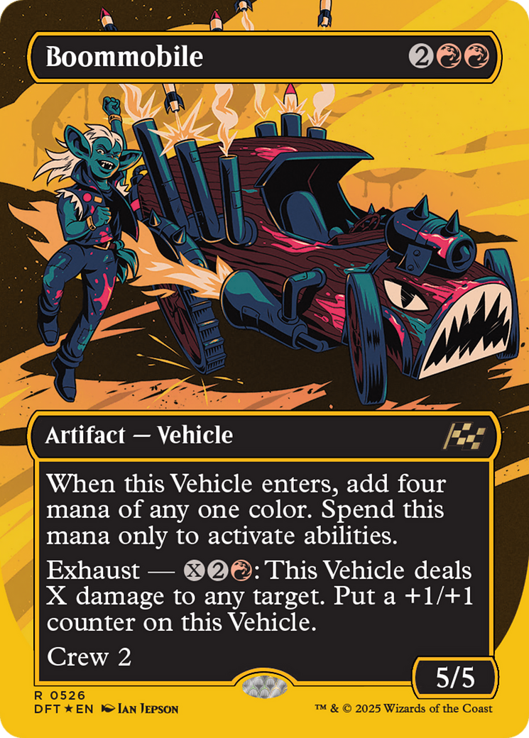 Boommobile (Borderless) (First-Place Foil) [Aetherdrift] - Magic: The Gathering - Card Brawlers | Quebec | Canada |
