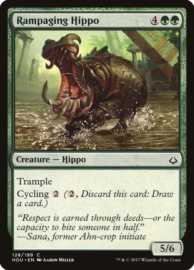 Rampaging Hippo [Hour of Devastation] - Magic: The Gathering - Card Brawlers | Quebec | Canada |