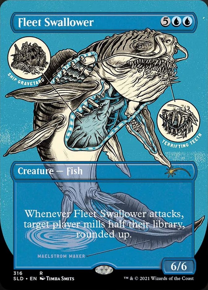 Fleet Swallower (Borderless) [Secret Lair Drop Series] - Magic: The Gathering - Card Brawlers | Quebec | Canada |