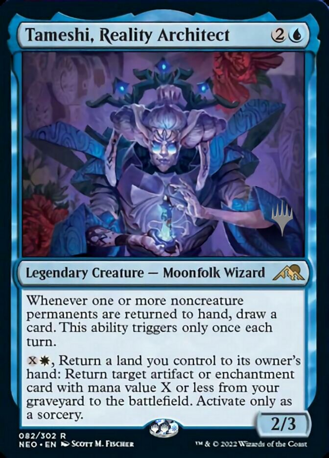 Tameshi, Reality Architect (Promo Pack) [Kamigawa: Neon Dynasty Promos] - Magic: The Gathering - Card Brawlers | Quebec | Canada |