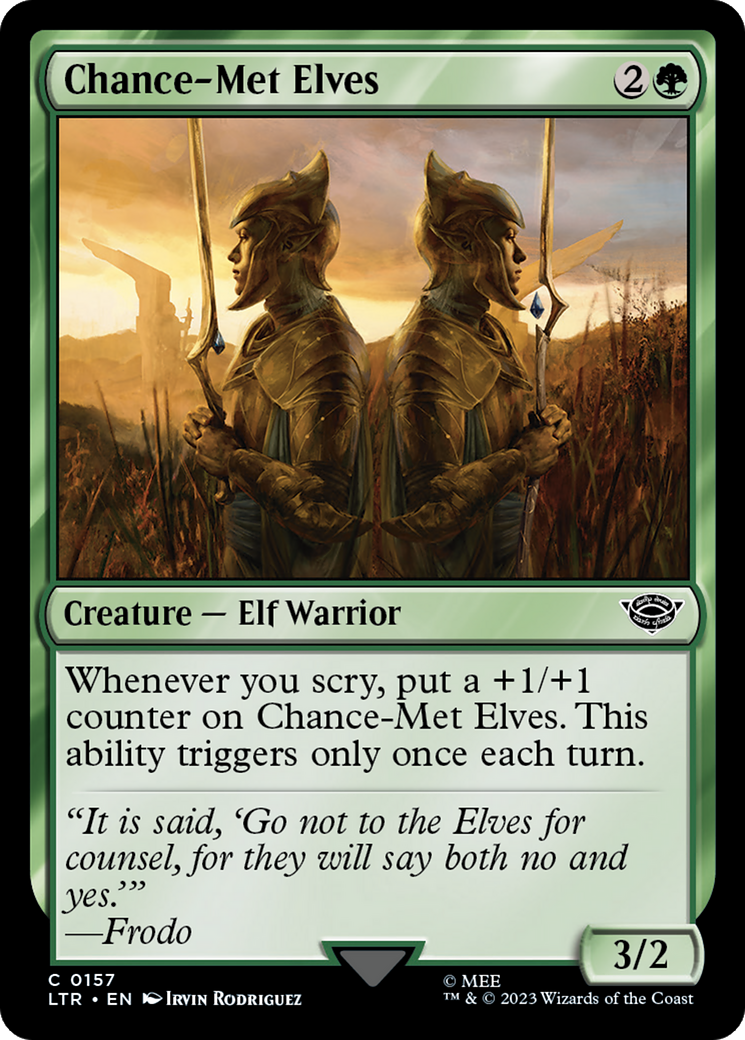 Chance-Met Elves [The Lord of the Rings: Tales of Middle-Earth] - Magic: The Gathering - Card Brawlers | Quebec | Canada |