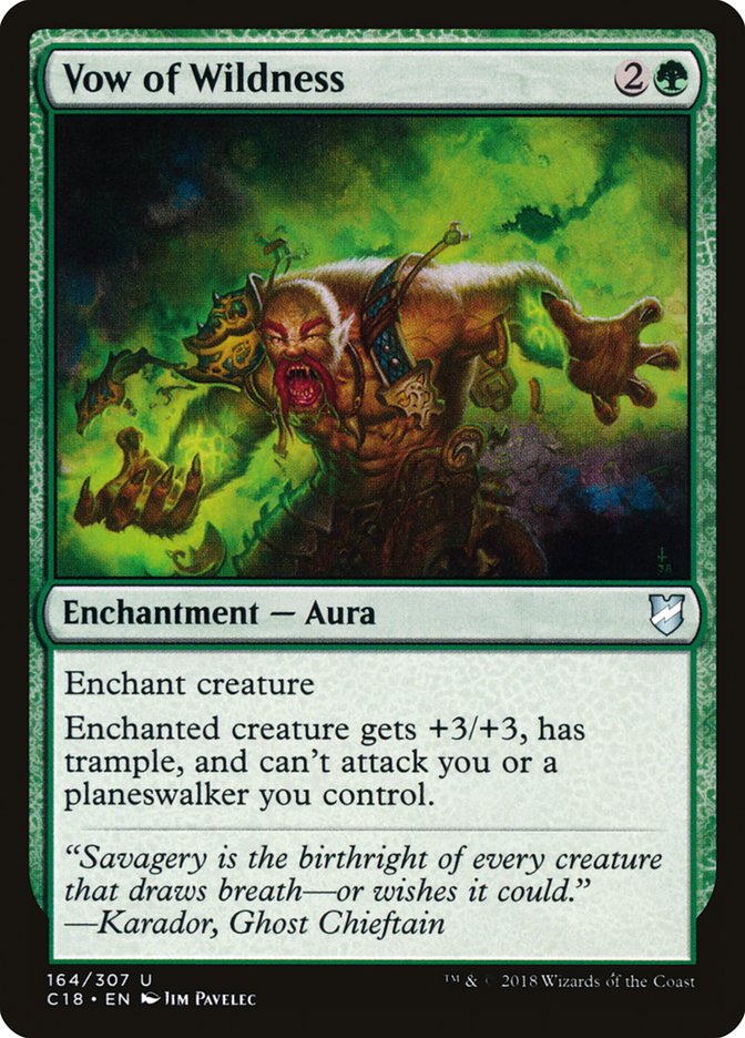 Vow of Wildness [Commander 2018] - Magic: The Gathering - Card Brawlers | Quebec | Canada |