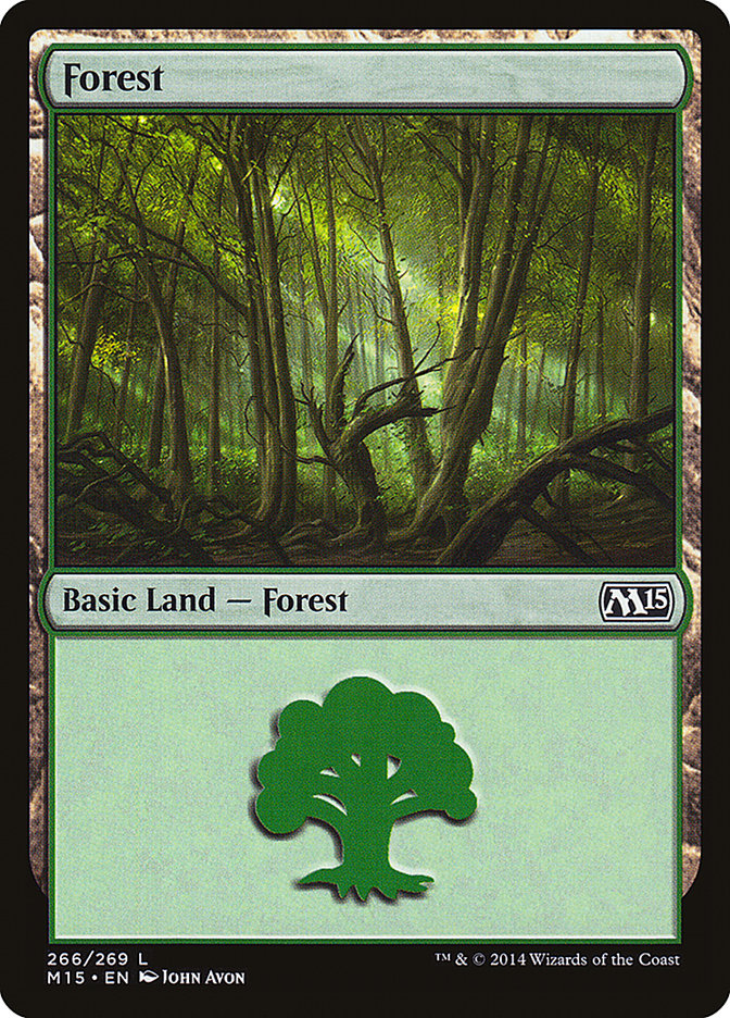 Forest (266) [Magic 2015] - Magic: The Gathering - Card Brawlers | Quebec | Canada |
