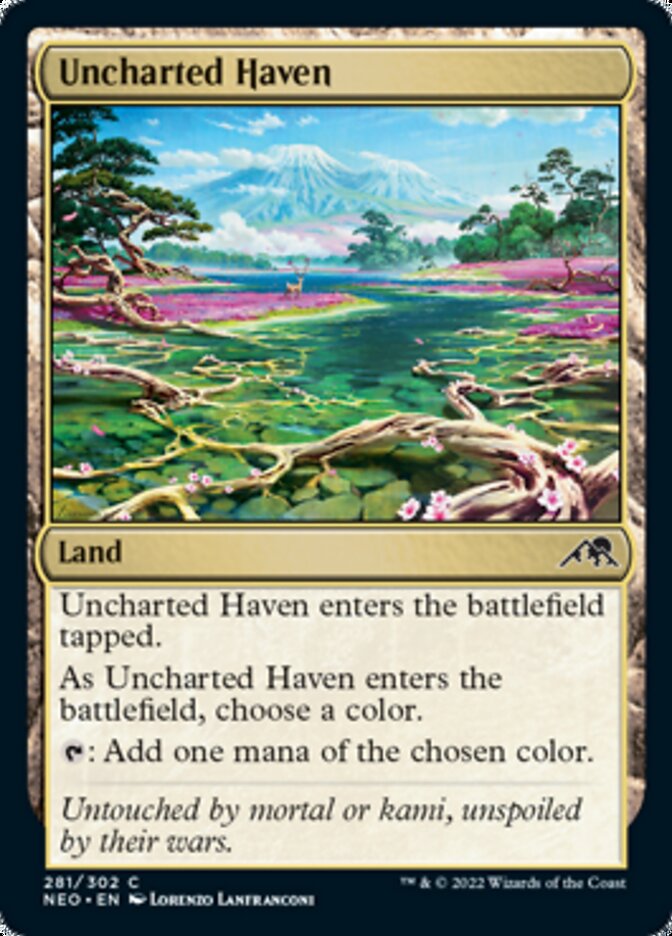 Uncharted Haven [Kamigawa: Neon Dynasty] - Magic: The Gathering - Card Brawlers | Quebec | Canada |