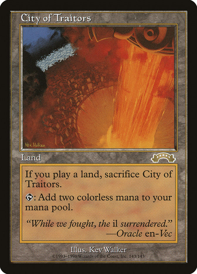 City of Traitors [Exodus] - Magic: The Gathering - Card Brawlers | Quebec | Canada |