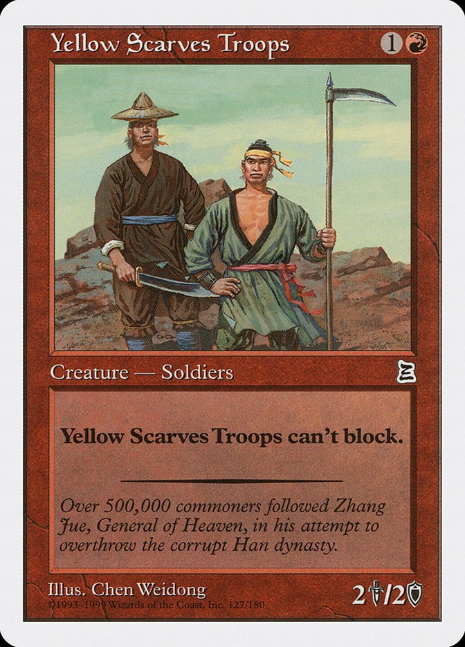 Yellow Scarves Troops [Portal Three Kingdoms] - Magic: The Gathering - Card Brawlers | Quebec | Canada |