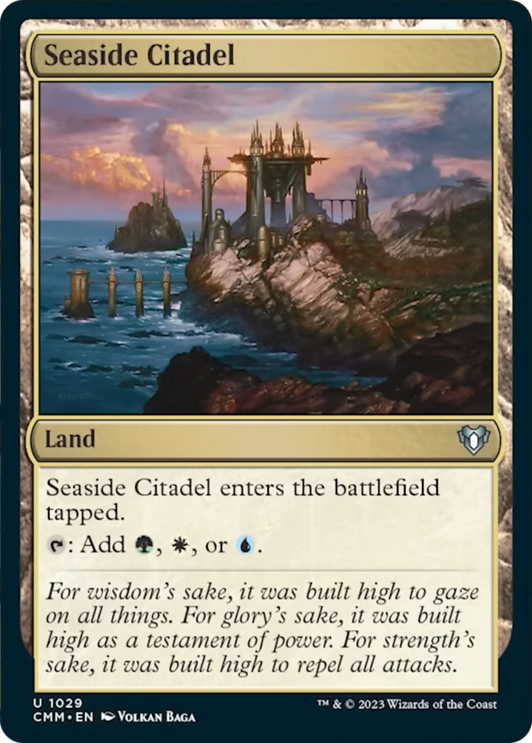 Seaside Citadel [Commander Masters] - Magic: The Gathering - Card Brawlers | Quebec | Canada |