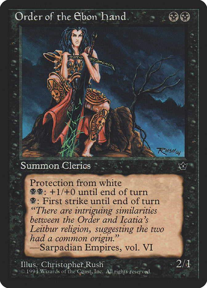 Order of the Ebon Hand (Christopher Rush) [Fallen Empires] - Magic: The Gathering - Card Brawlers | Quebec | Canada |