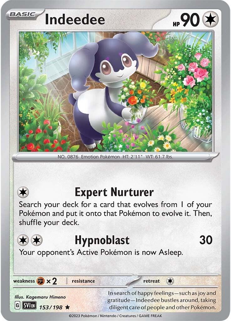 Indeedee (153/198) [Scarlet & Violet: Base Set] - Pokémon - Card Brawlers | Quebec | Canada |