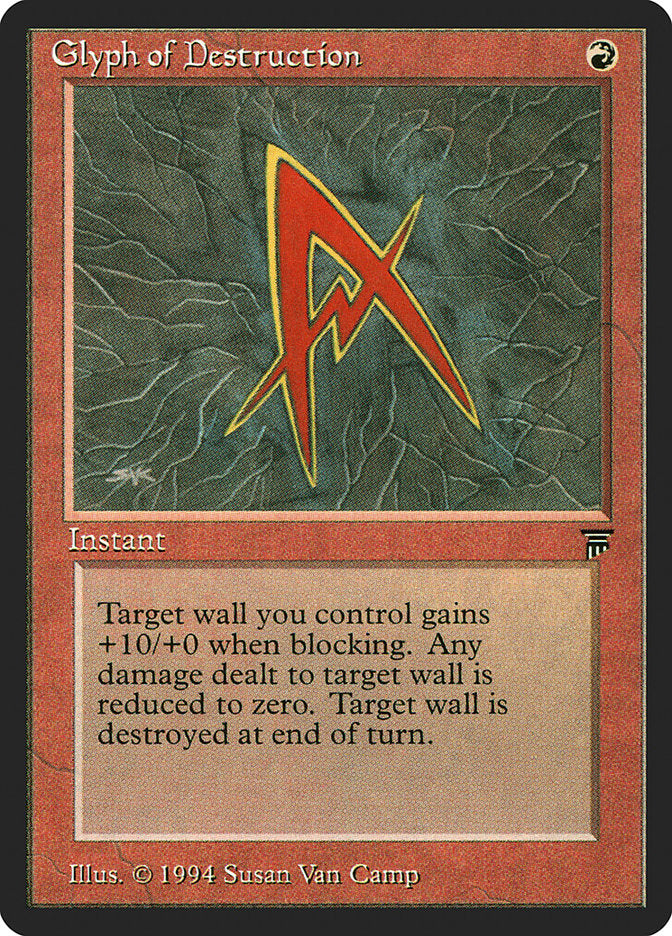 Glyph of Destruction [Legends] - Magic: The Gathering - Card Brawlers | Quebec | Canada |
