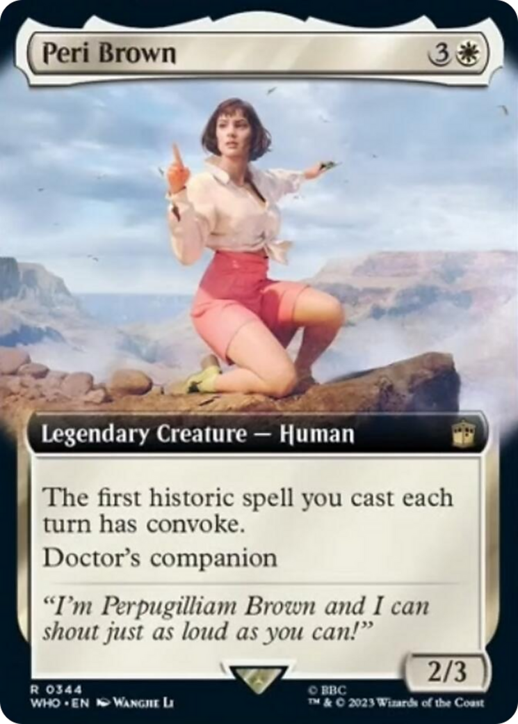 Peri Brown (Extended Art) [Doctor Who] - Magic: The Gathering - Card Brawlers | Quebec | Canada |