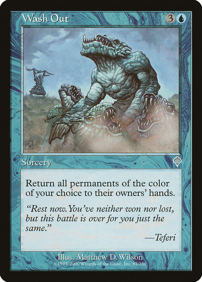 Wash Out [Invasion] - Magic: The Gathering - Card Brawlers | Quebec | Canada |