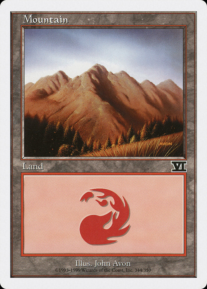 Mountain (344) [Classic Sixth Edition] - Magic: The Gathering - Card Brawlers | Quebec | Canada |