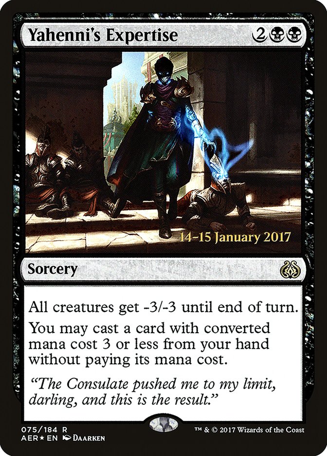 Yahenni's Expertise [Aether Revolt Prerelease Promos] - Magic: The Gathering - Card Brawlers | Quebec | Canada |