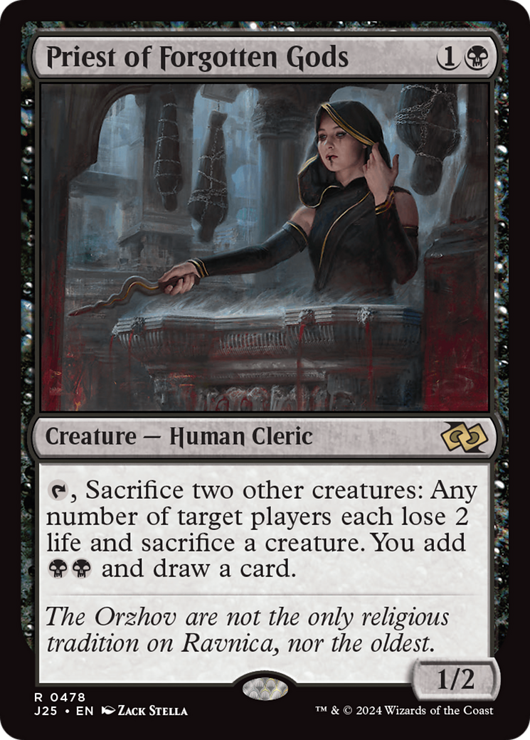 Priest of Forgotten Gods [Foundations Jumpstart] - Magic: The Gathering - Card Brawlers | Quebec | Canada |