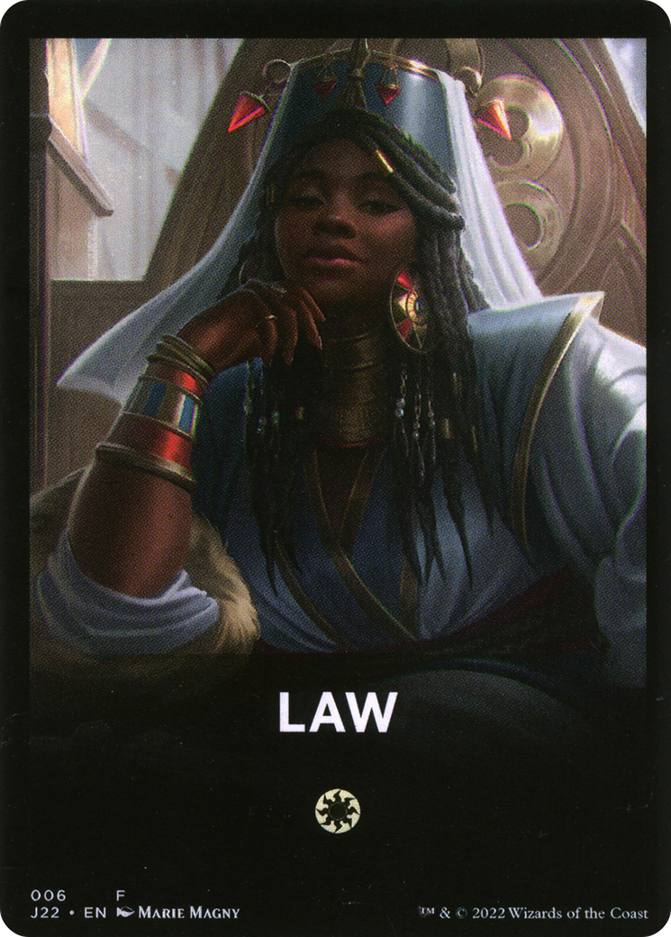 Law Theme Card [Jumpstart 2022 Front Cards] - Magic: The Gathering - Card Brawlers | Quebec | Canada |