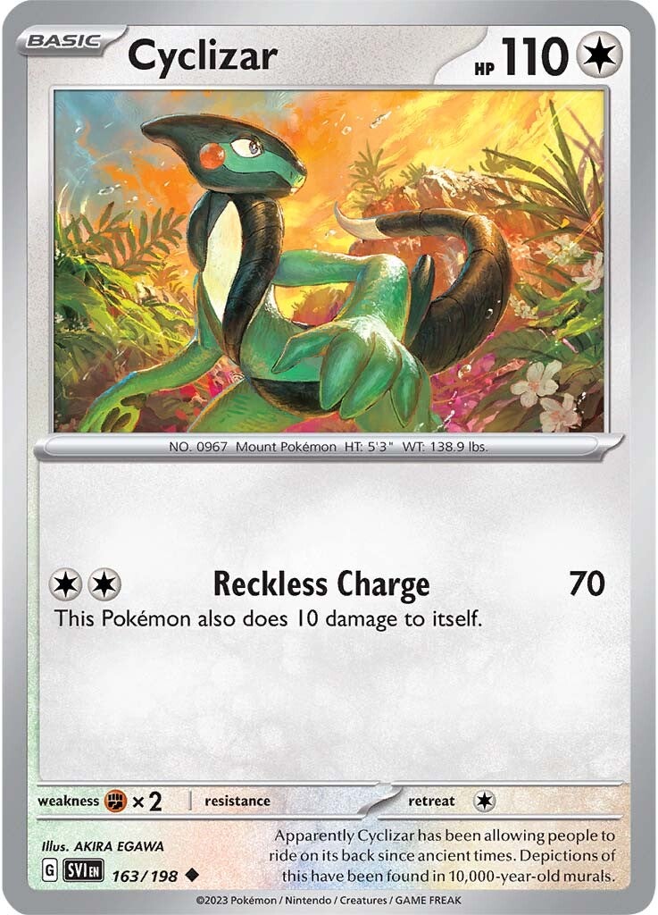 Cyclizar (163/198) [Scarlet & Violet: Base Set] - Pokémon - Card Brawlers | Quebec | Canada |