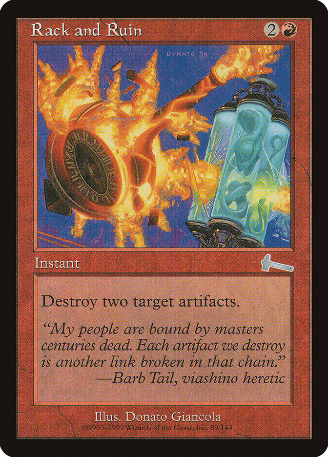 Rack and Ruin [Urza's Legacy] - Magic: The Gathering - Card Brawlers | Quebec | Canada |