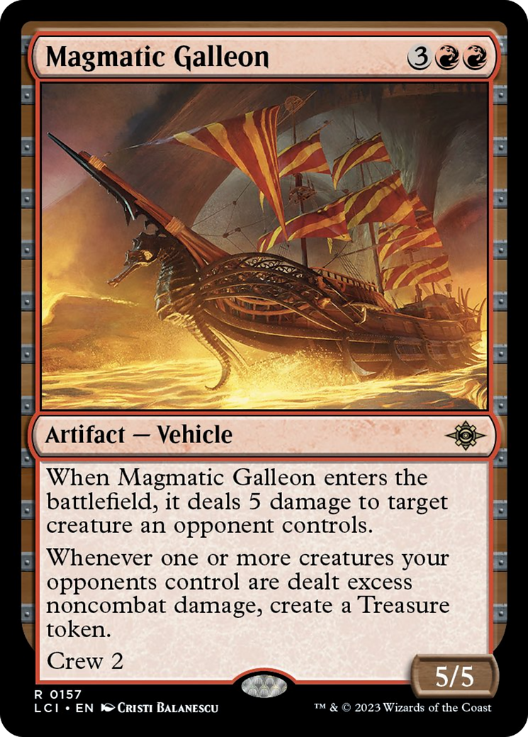 Magmatic Galleon [The Lost Caverns of Ixalan] - Magic: The Gathering - Card Brawlers | Quebec | Canada |